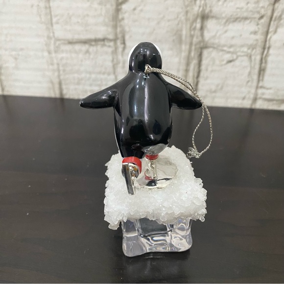 Vintage Penguin on Ice Penguin Skater Christmas Ornament - Picture 4 of 9
